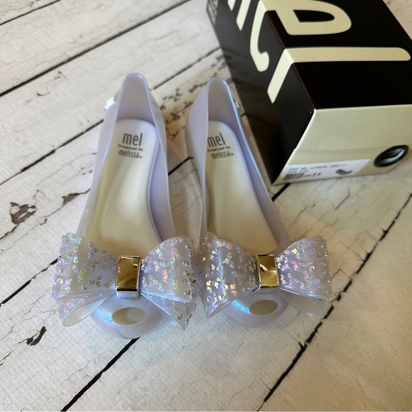 NWTIB Mini Melissa Mel Ultragirl Sweet IV in Lilac Pearl, sz 11 Little Kid - Picture 5 of 8